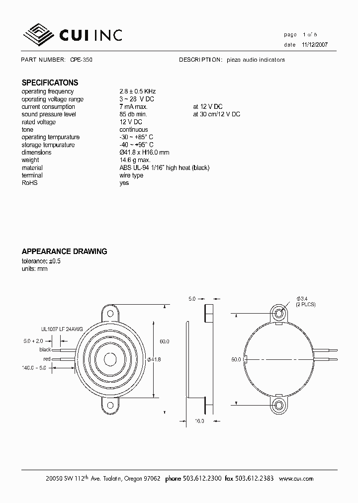 CPE-350_4400316.PDF Datasheet