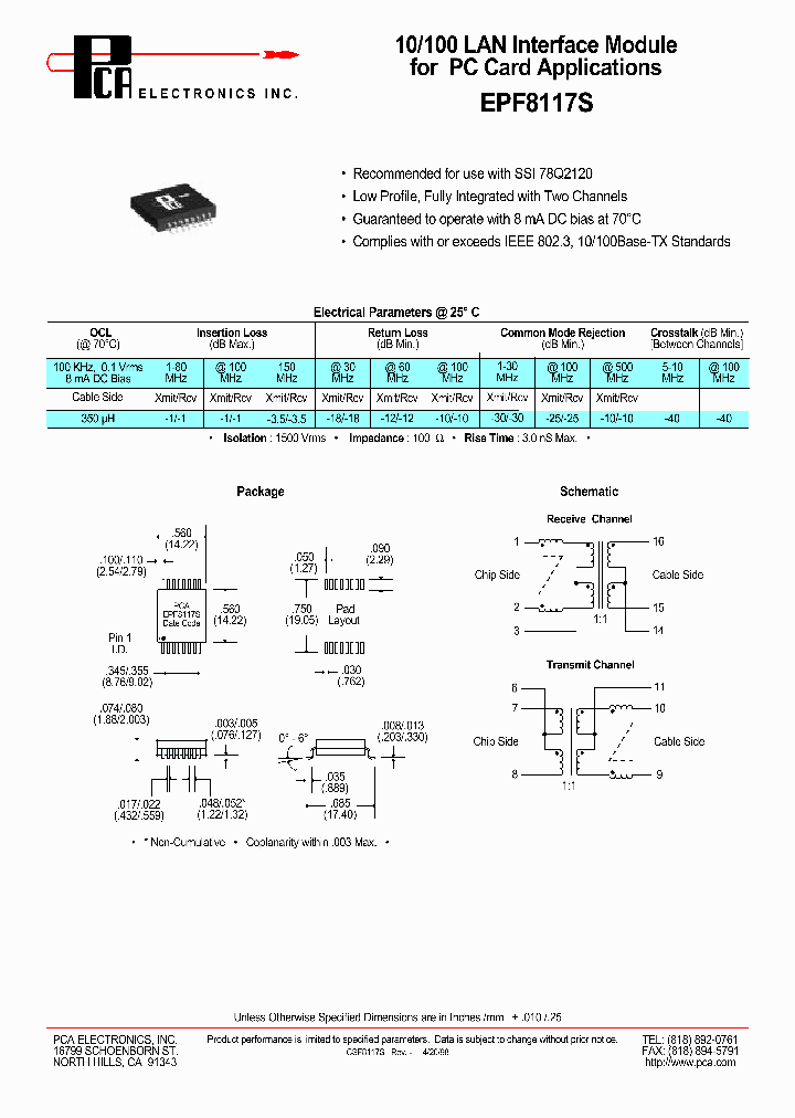 EPF8117S_4910425.PDF Datasheet