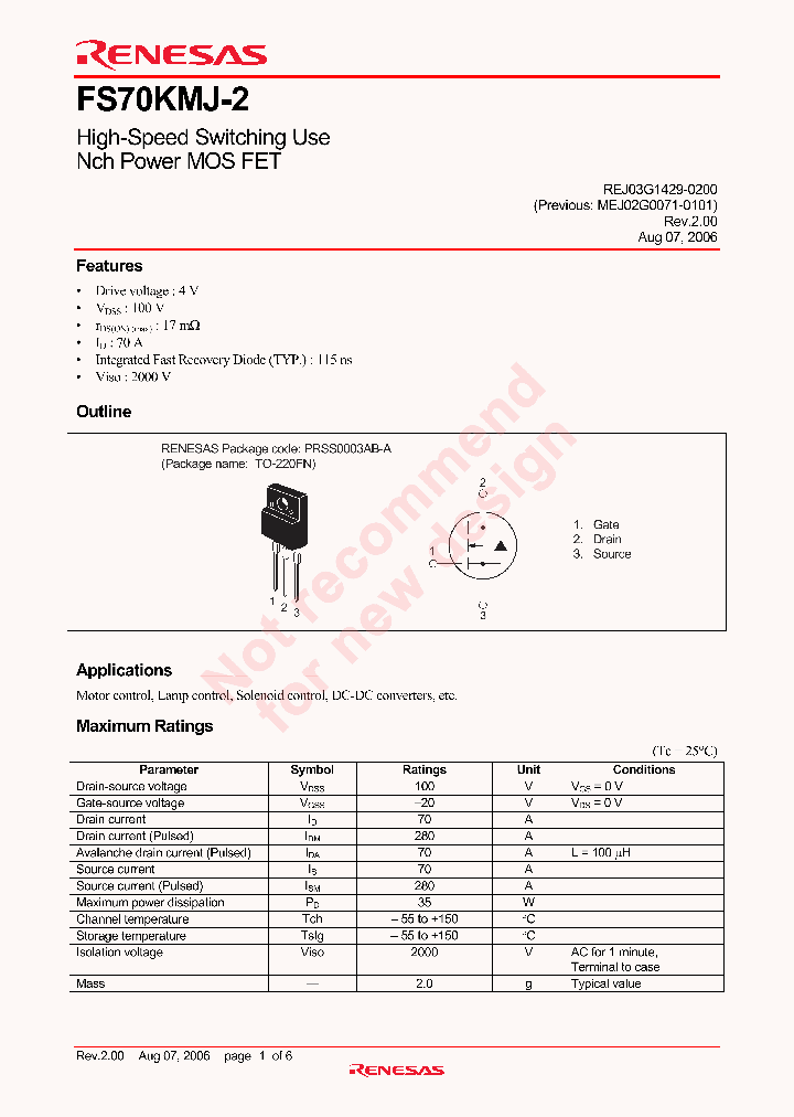 FS70KMJ-2_4774983.PDF Datasheet