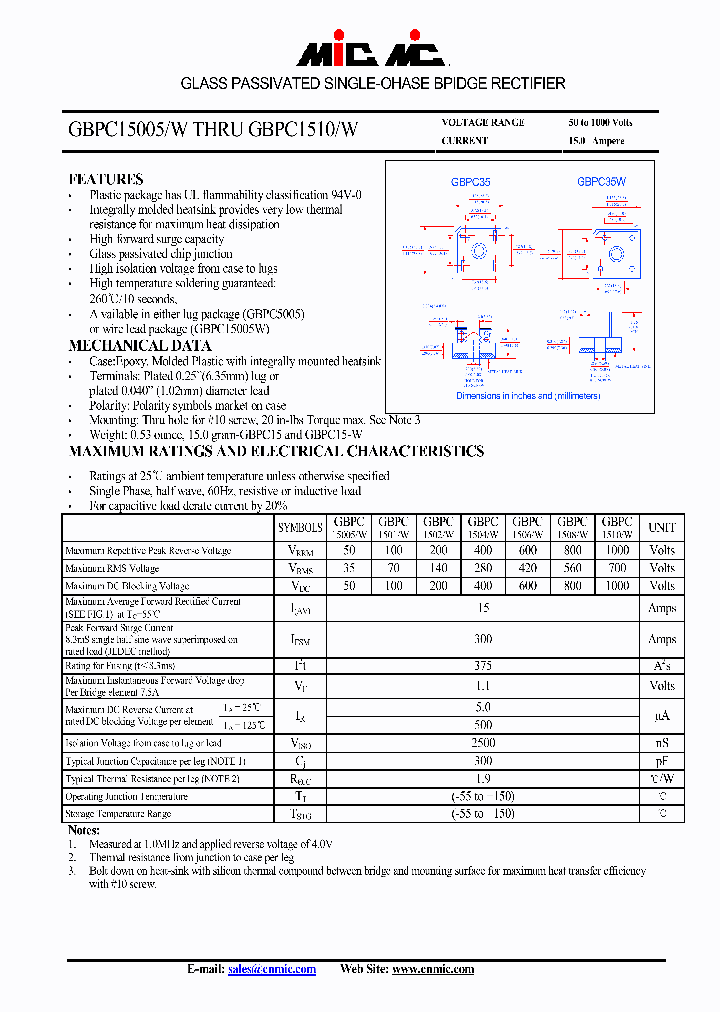 GBPC1508W_4523369.PDF Datasheet