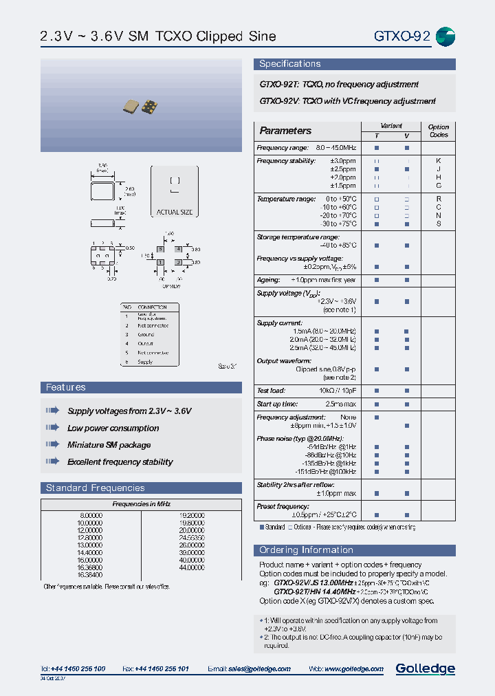 GTXO-92_4274616.PDF Datasheet