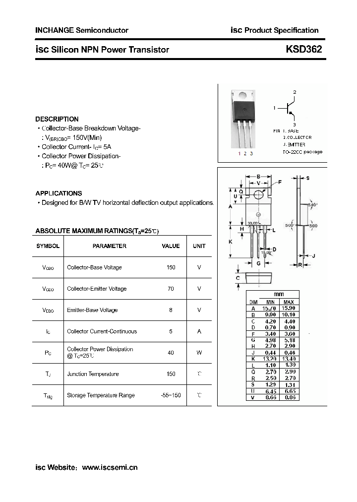 KSD362_4340407.PDF Datasheet