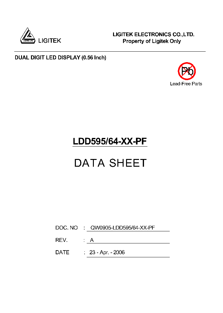 LDD595-64-XX-PF_4773354.PDF Datasheet