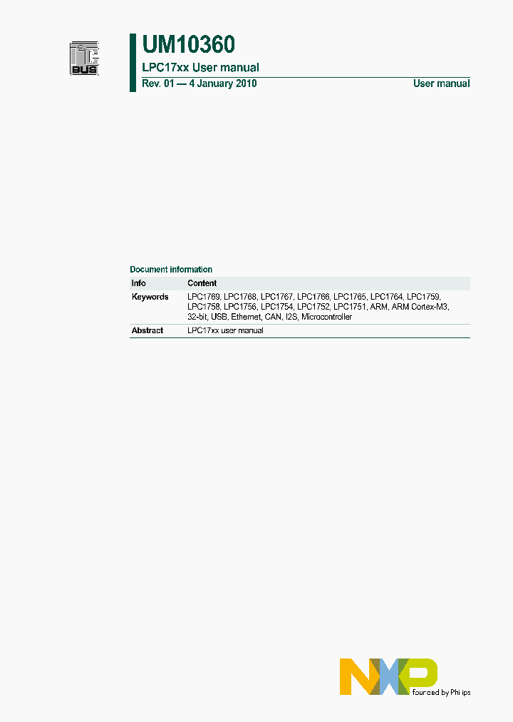 LPC1764FBD100_4570641.PDF Datasheet