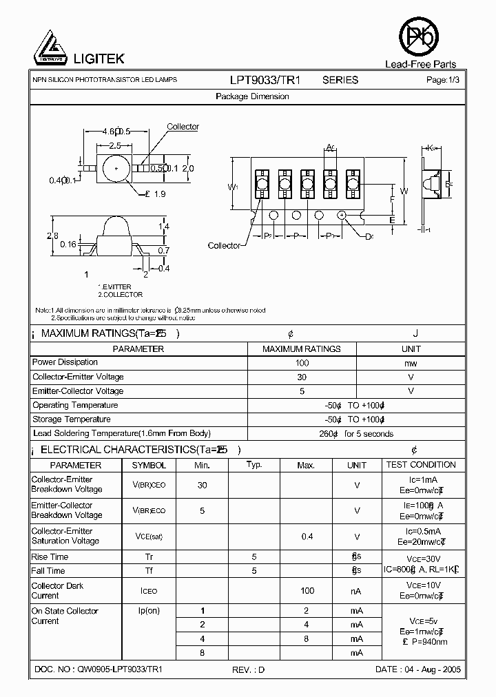 LPT9033-TR1_4762398.PDF Datasheet