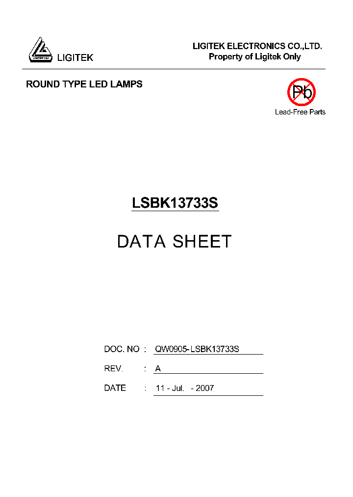 LSBK13733S_4584380.PDF Datasheet