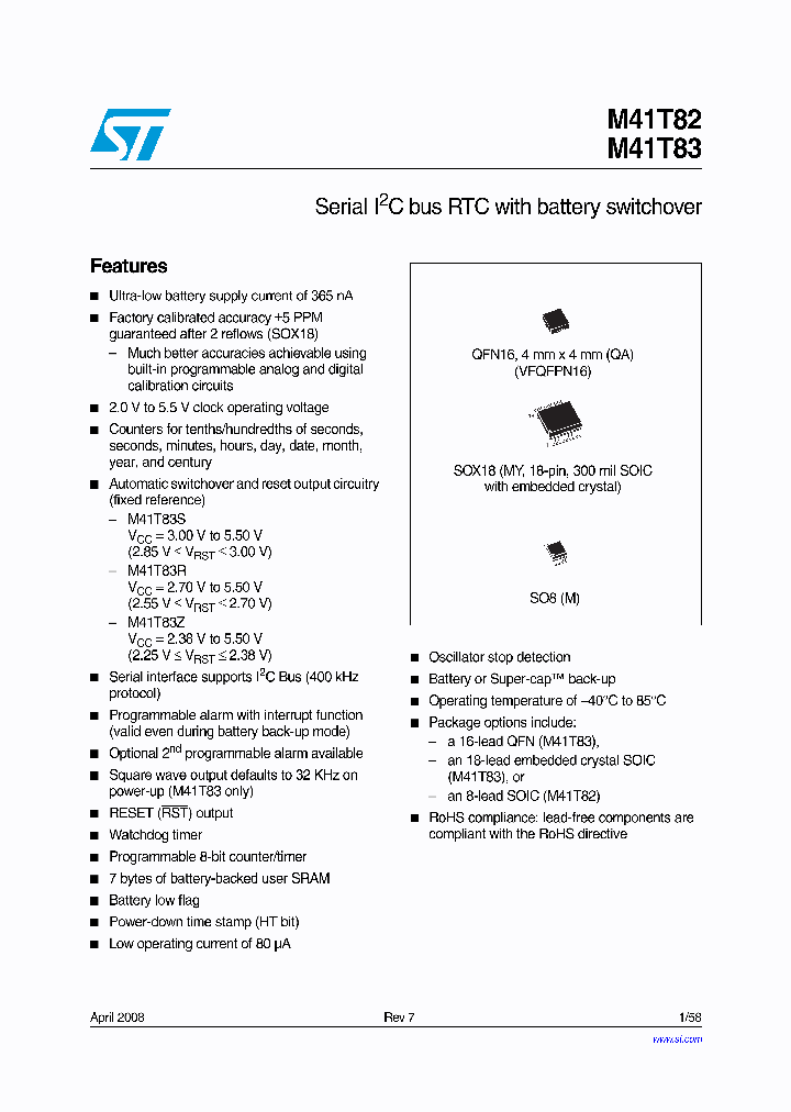 M41T8208_4789987.PDF Datasheet