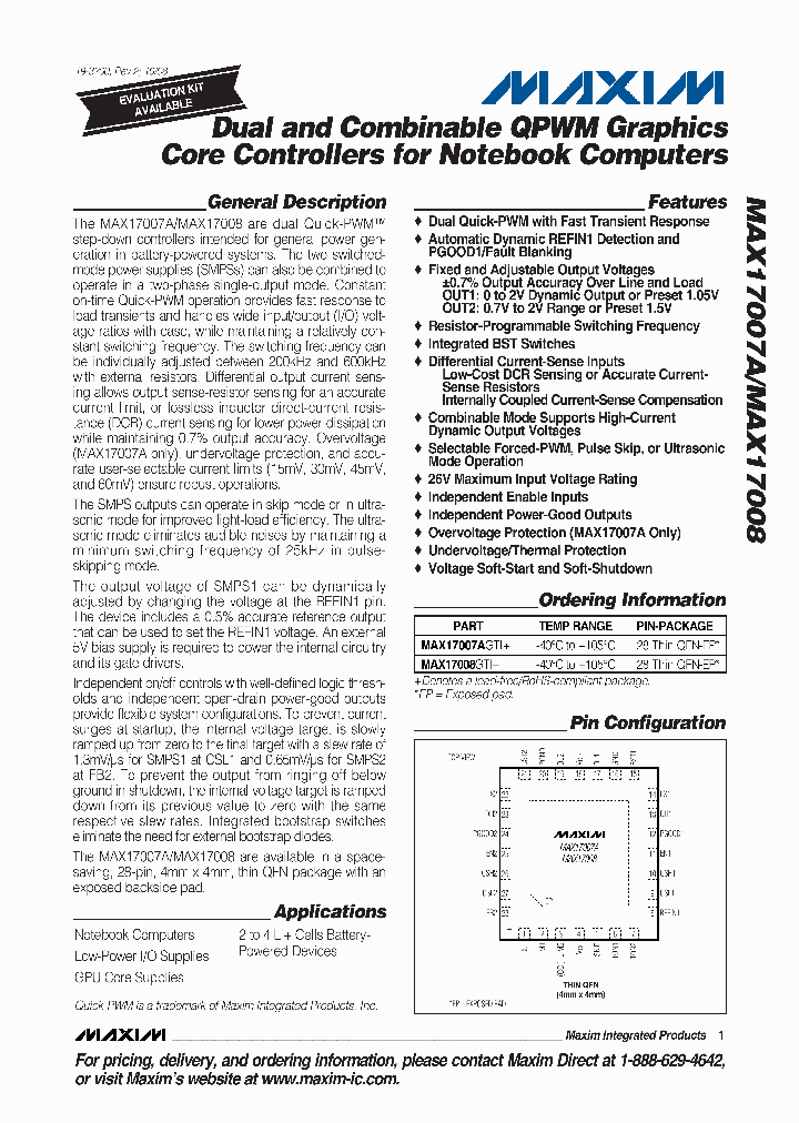 MAX17008GTI_4526009.PDF Datasheet