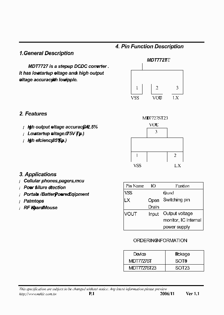 MDT7727_4665719.PDF Datasheet