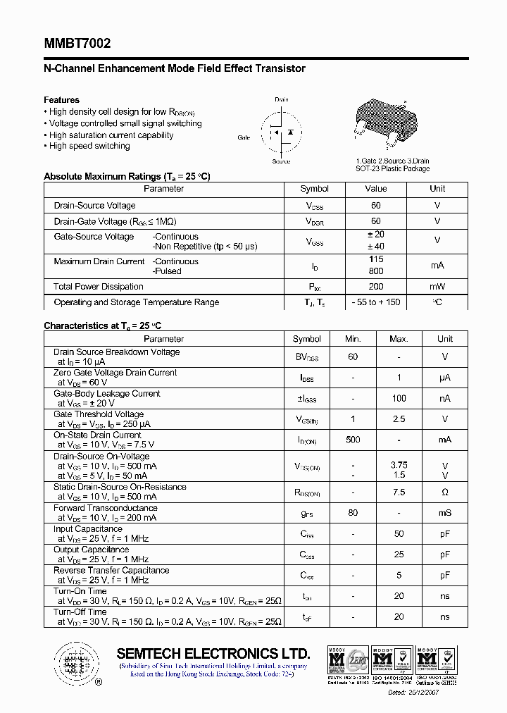 MMBT7002_4419678.PDF Datasheet