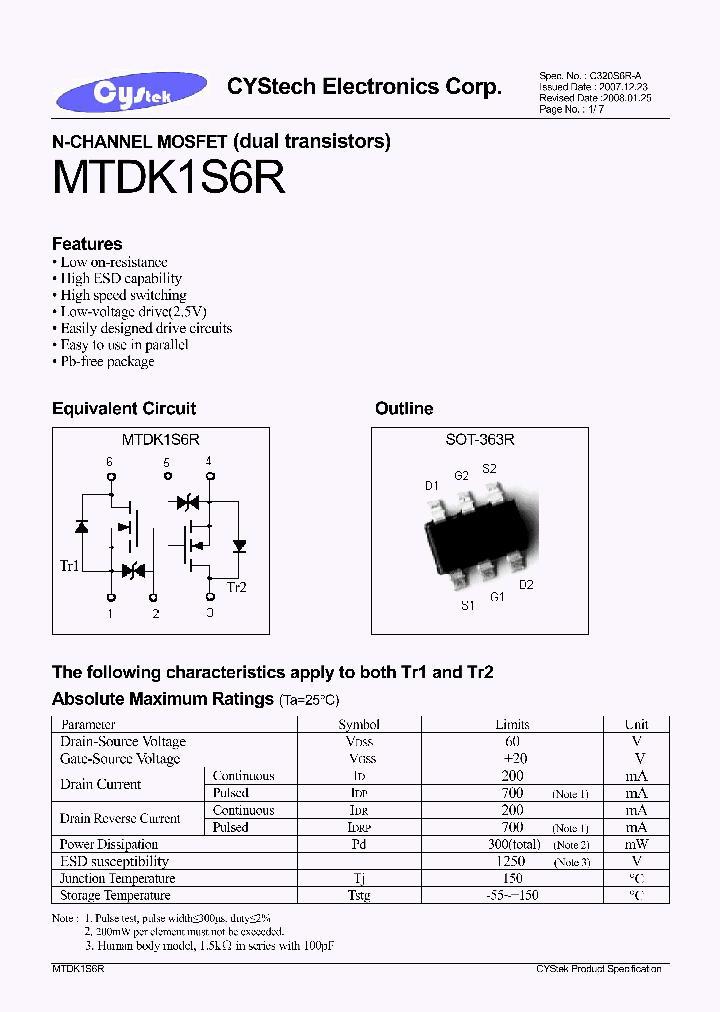 MTDK1S6R_4635717.PDF Datasheet