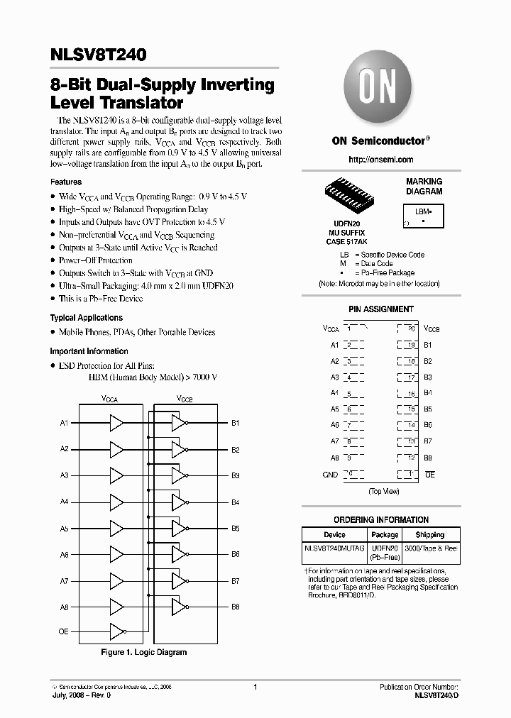 NLSV8T240MUTAG_4783785.PDF Datasheet