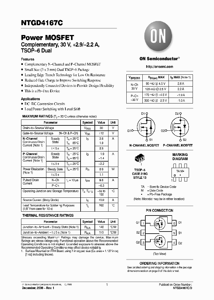 NTGD4167C_4757020.PDF Datasheet