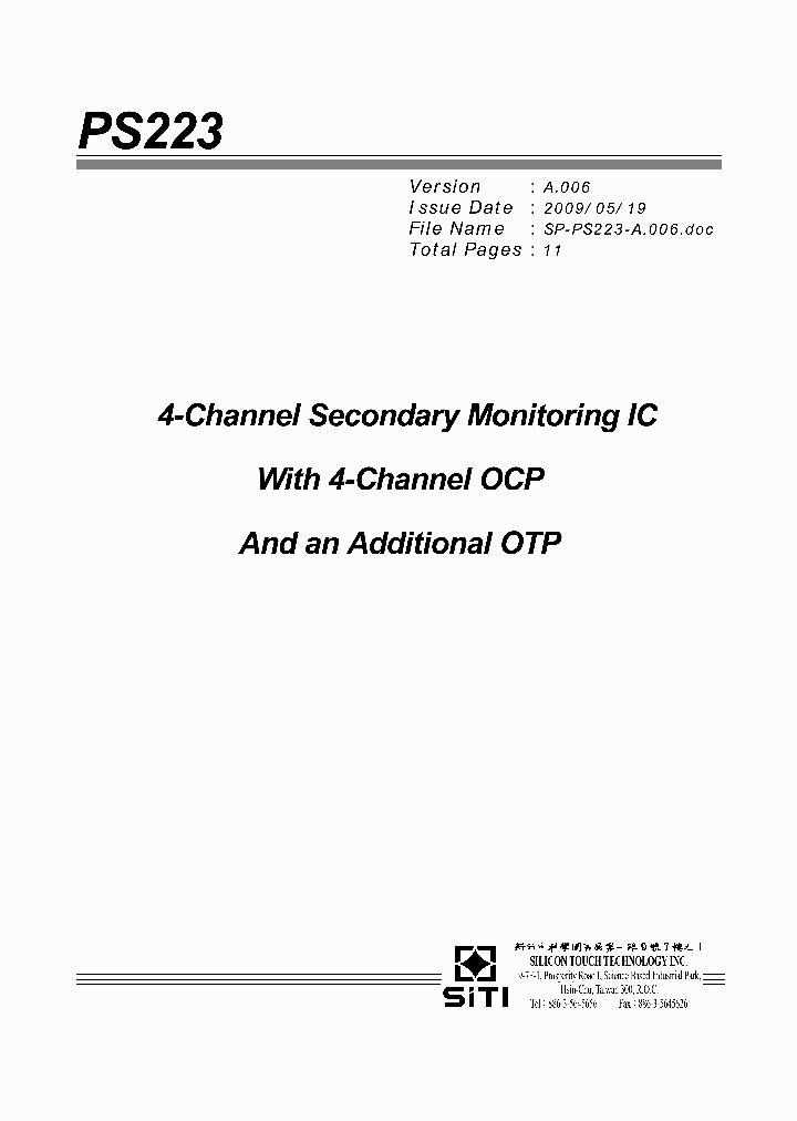 PS223_4533186.PDF Datasheet