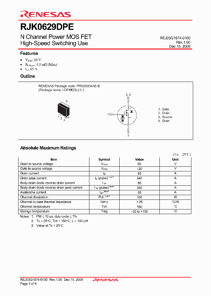 RJK0629DPE-00-J3_4530295.PDF Datasheet