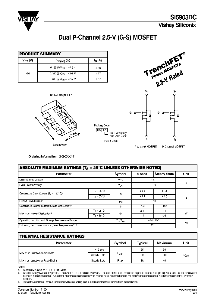 SI5903DC08_4252535.PDF Datasheet