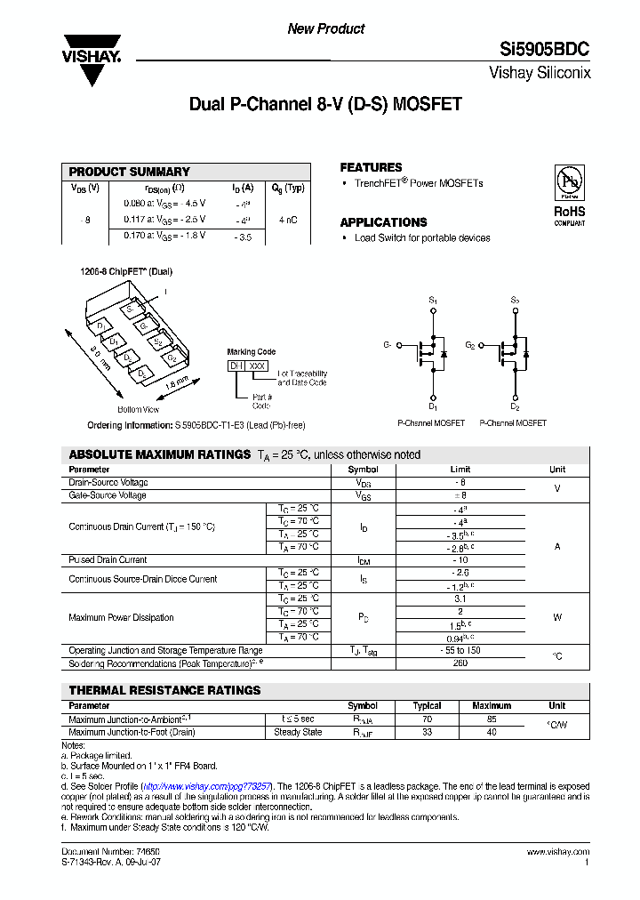 SI5905BDC_4252539.PDF Datasheet