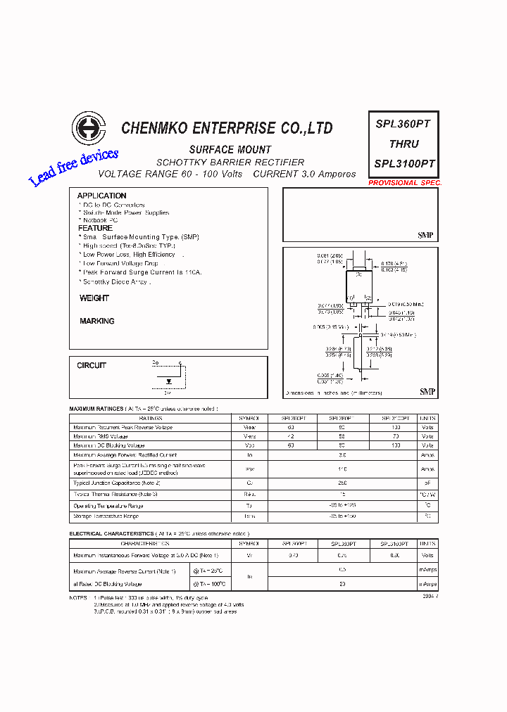 SPL3100PT_4570354.PDF Datasheet