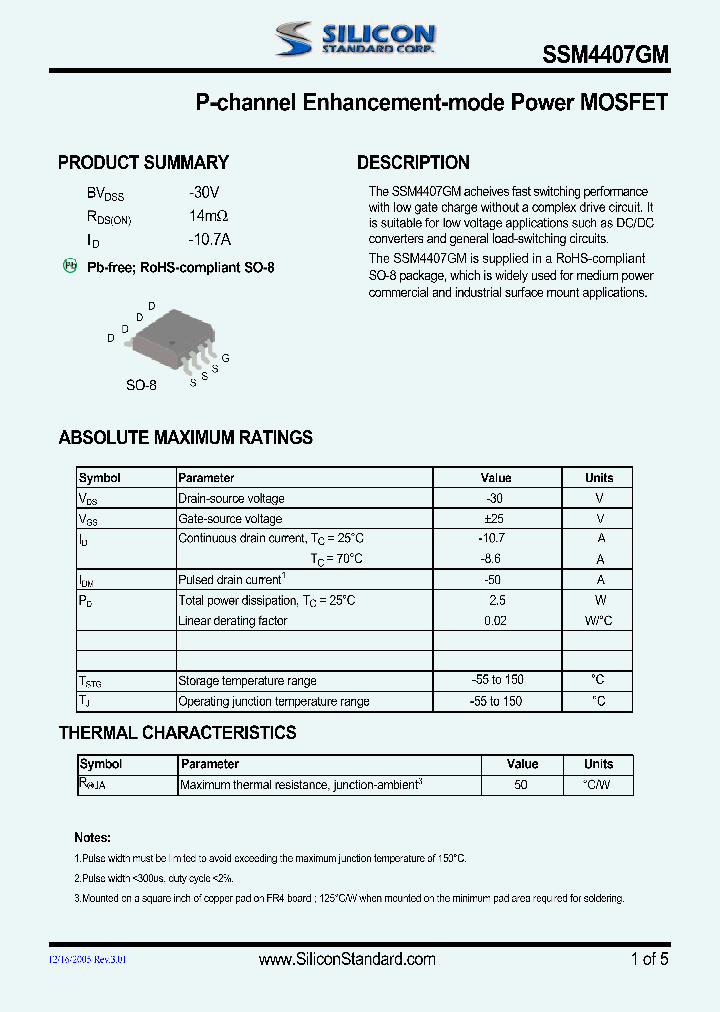 SSM4407GM_4552916.PDF Datasheet