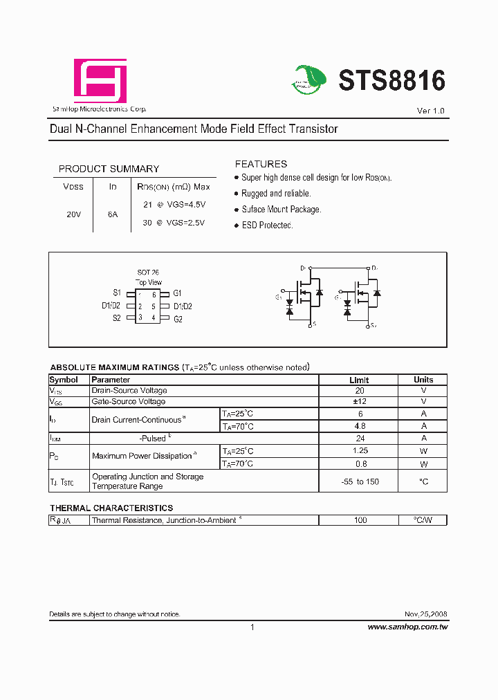 STS8816_4354003.PDF Datasheet