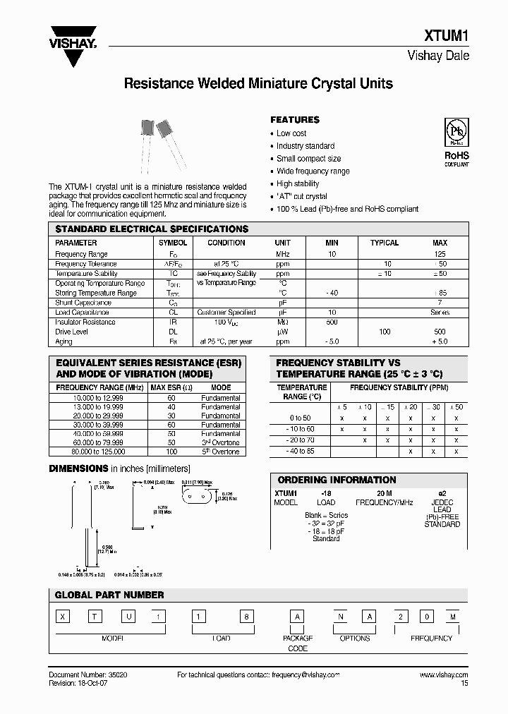 XTU118ARR100M_4248884.PDF Datasheet