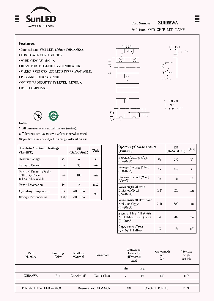 ZUR85WA_4671815.PDF Datasheet