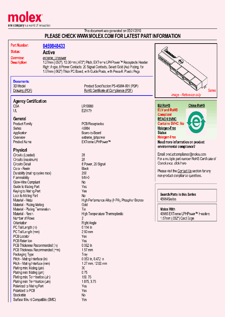 45984-8433_4957275.PDF Datasheet