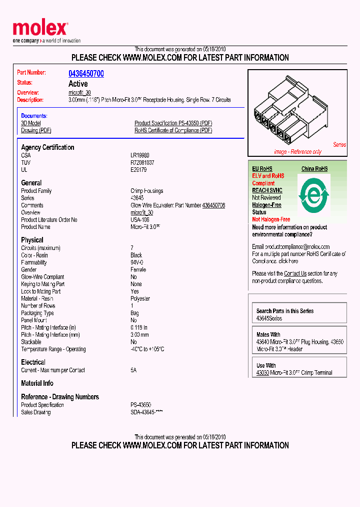 0436450700_4959978.PDF Datasheet