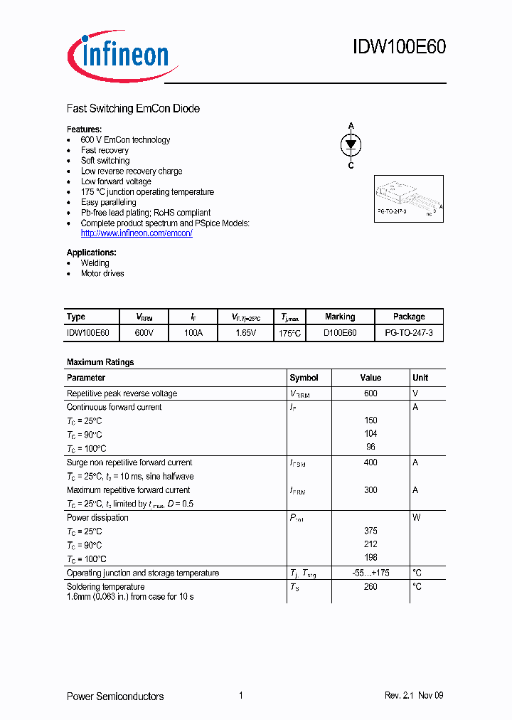 IDW100E60_4993612.PDF Datasheet