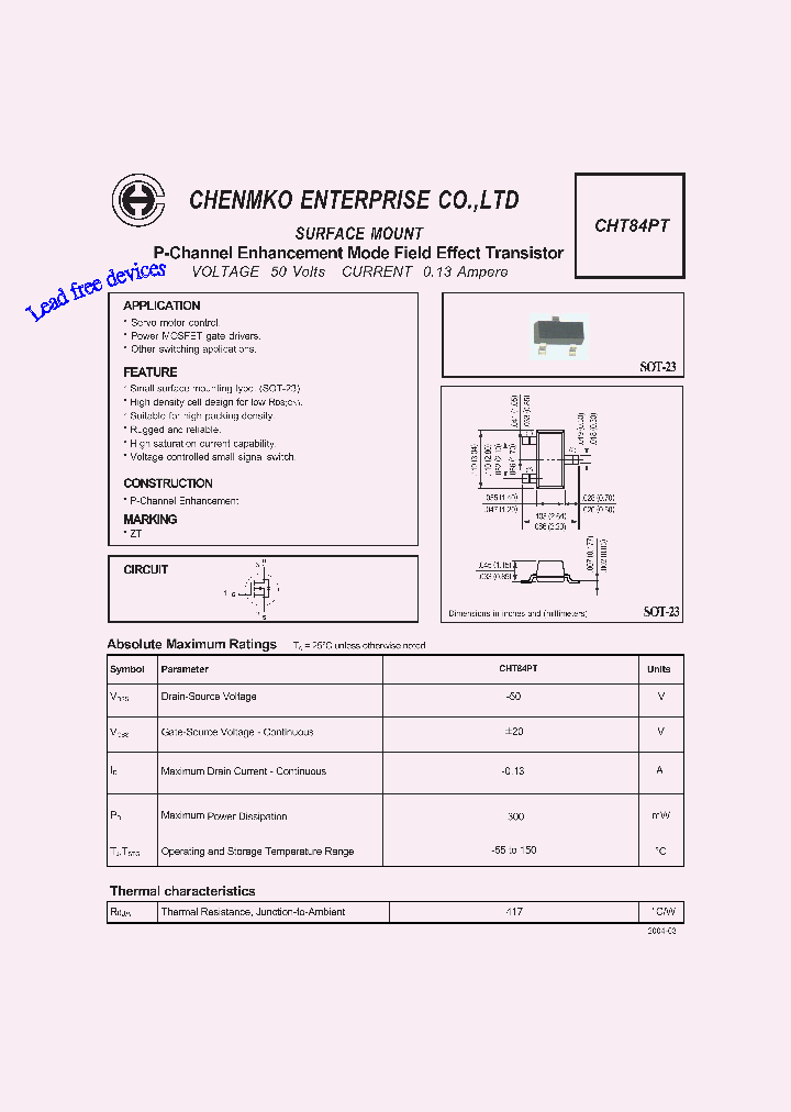 CHT84PT_5017180.PDF Datasheet