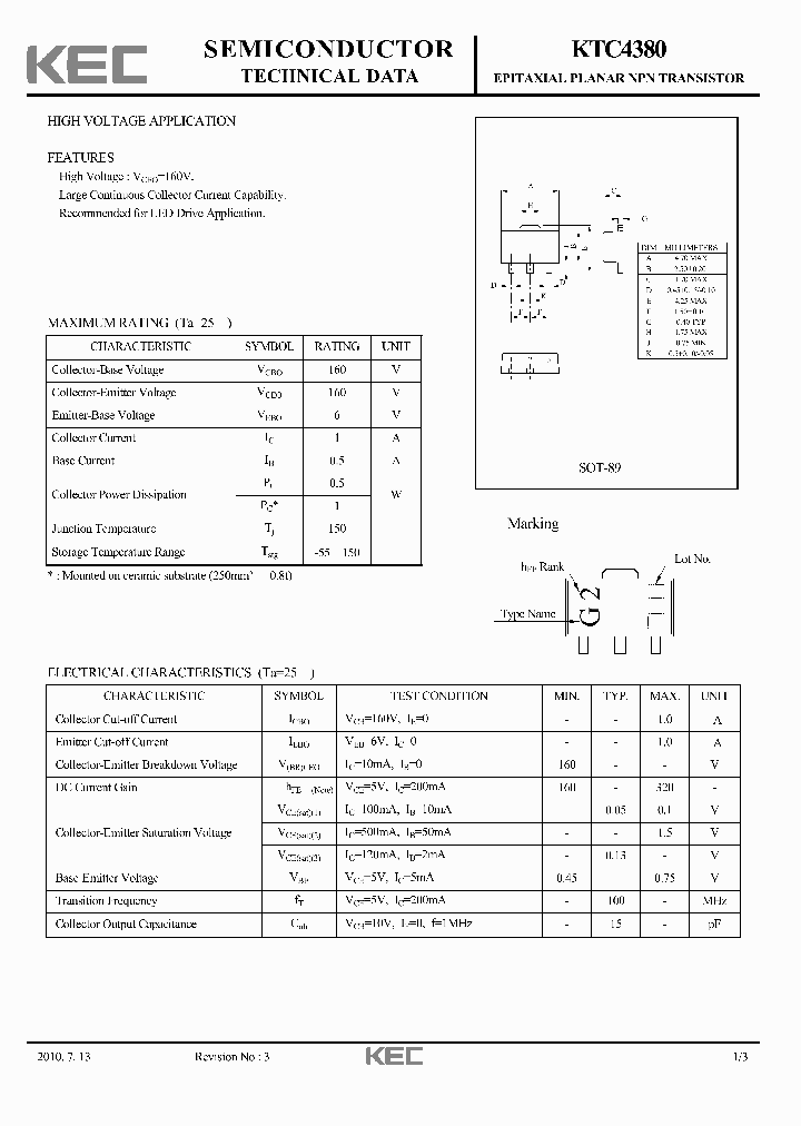 KTC43801_5038733.PDF Datasheet