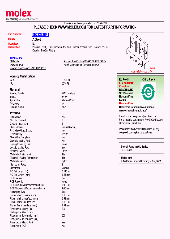 0022272031_5038986.PDF Datasheet