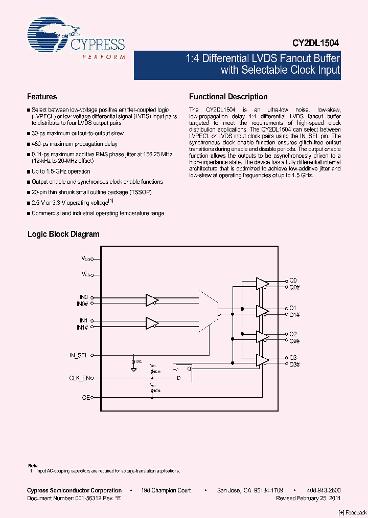 CY2DL1504_5043253.PDF Datasheet