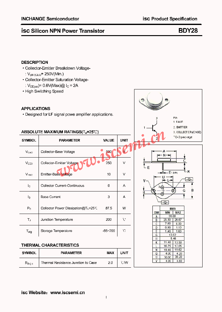 BDY28_5050299.PDF Datasheet