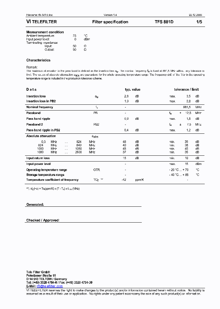 TFS881D_5061071.PDF Datasheet