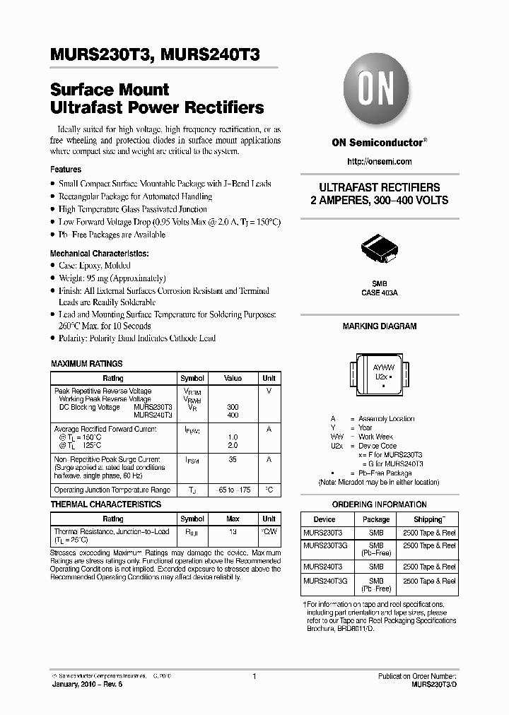 MURS230T3G_5068667.PDF Datasheet