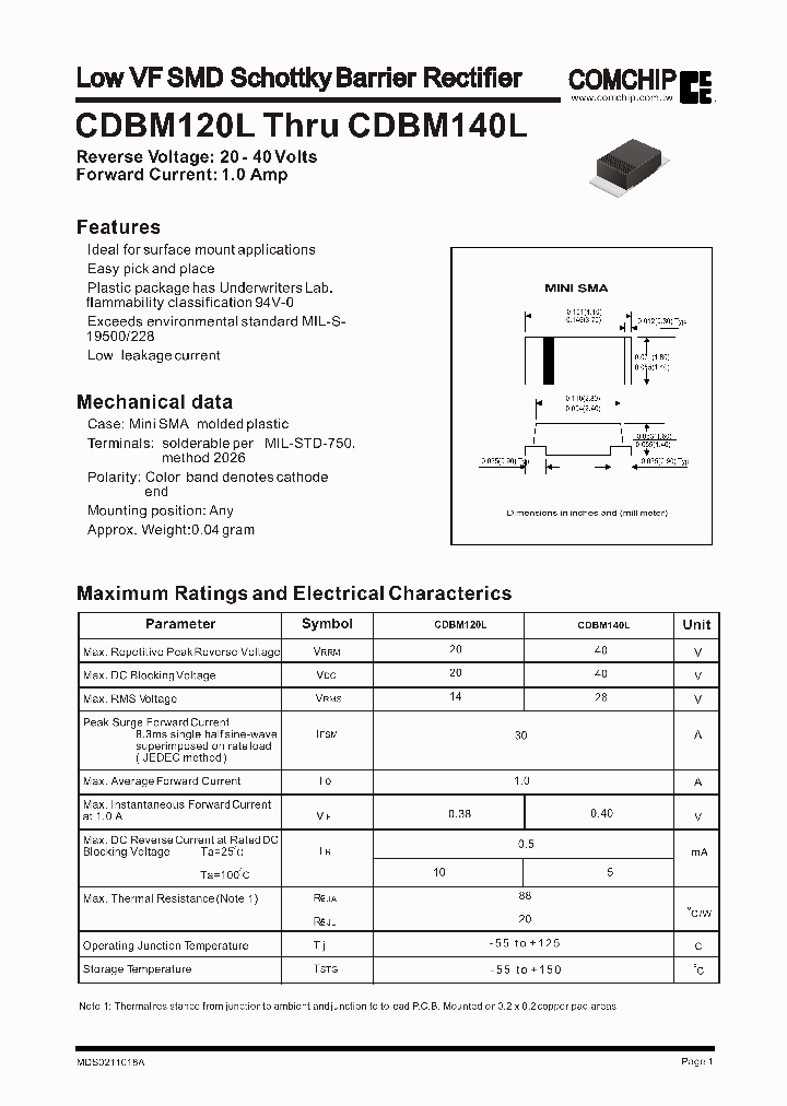 CDBM140L_23296.PDF Datasheet