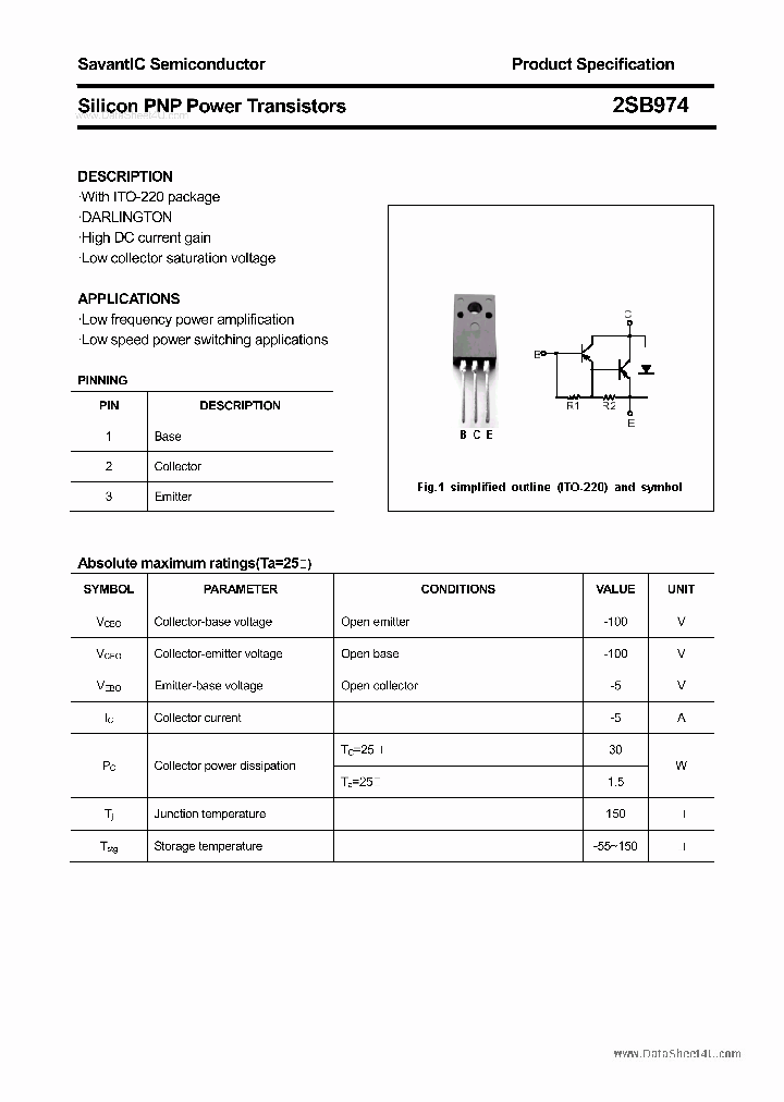 2SB974_158906.PDF Datasheet