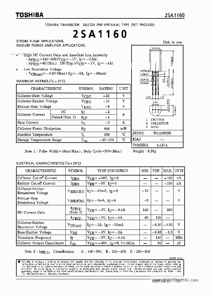 A1160_199179.PDF Datasheet