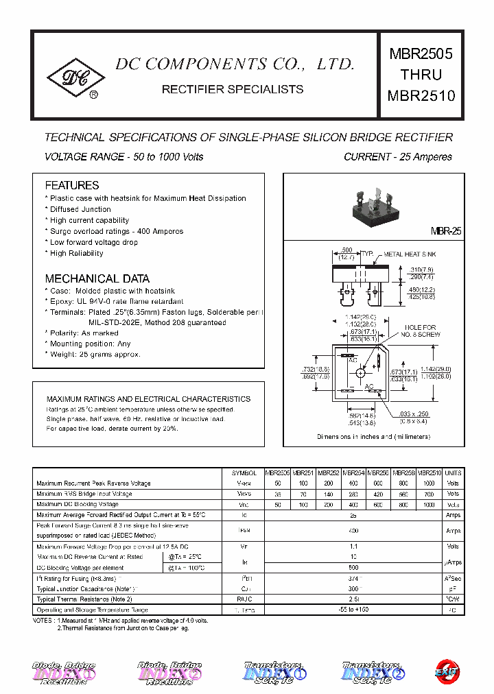 MBR254_476827.PDF Datasheet