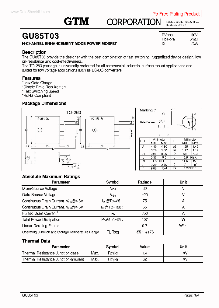 GU85T03_253786.PDF Datasheet