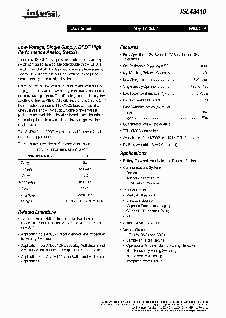 ISL43410IU-T_1191299.PDF Datasheet