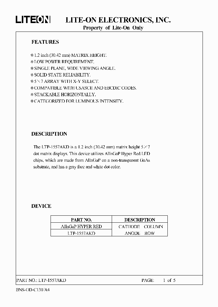 LTP-1557AKD_1493877.PDF Datasheet