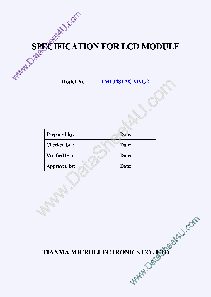 TM10481ACAWG2_1557488.PDF Datasheet
