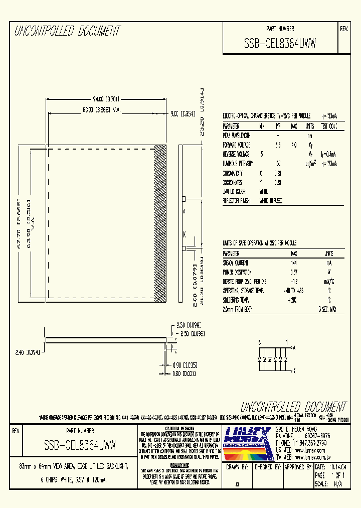 SSB-CEL8364UWW_1123904.PDF Datasheet