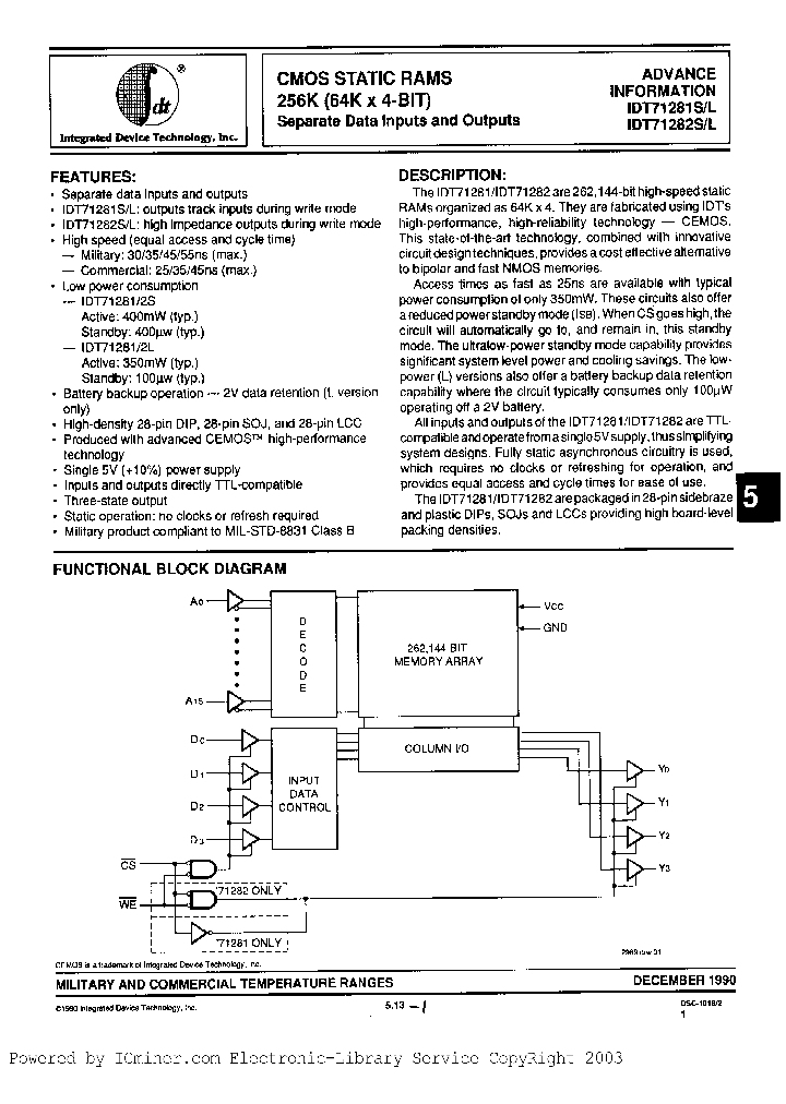 IDT71282S55P_1255360.PDF Datasheet