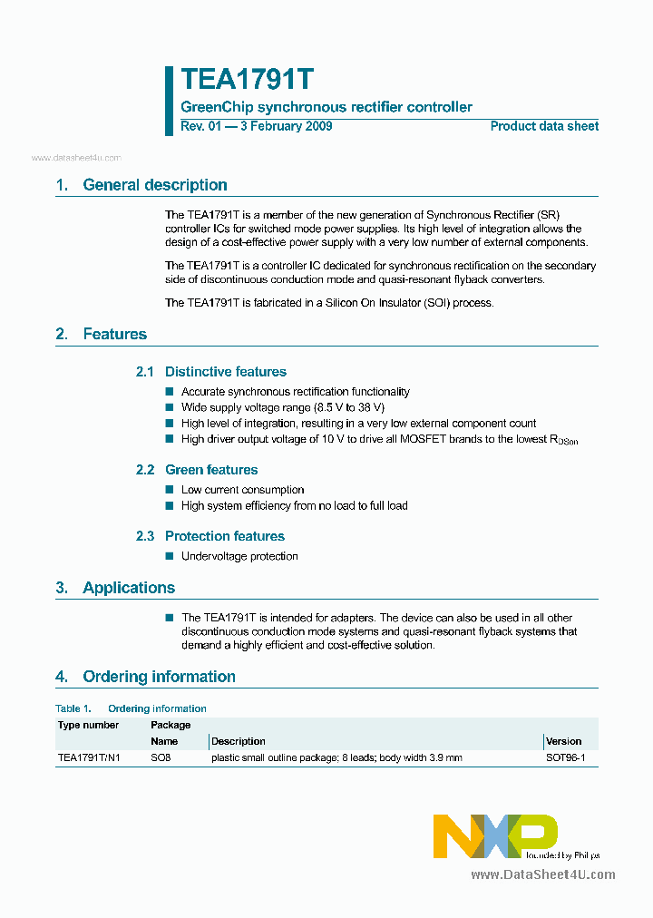 TEA1791T_1742641.PDF Datasheet