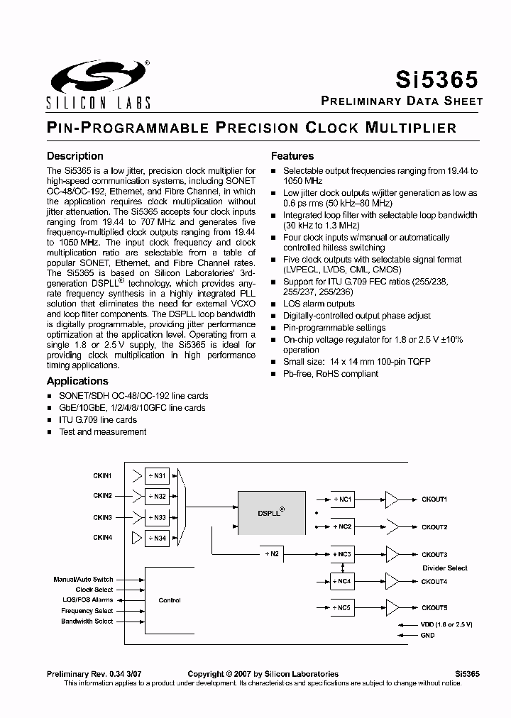 SI5365-B-GQ_1556197.PDF Datasheet