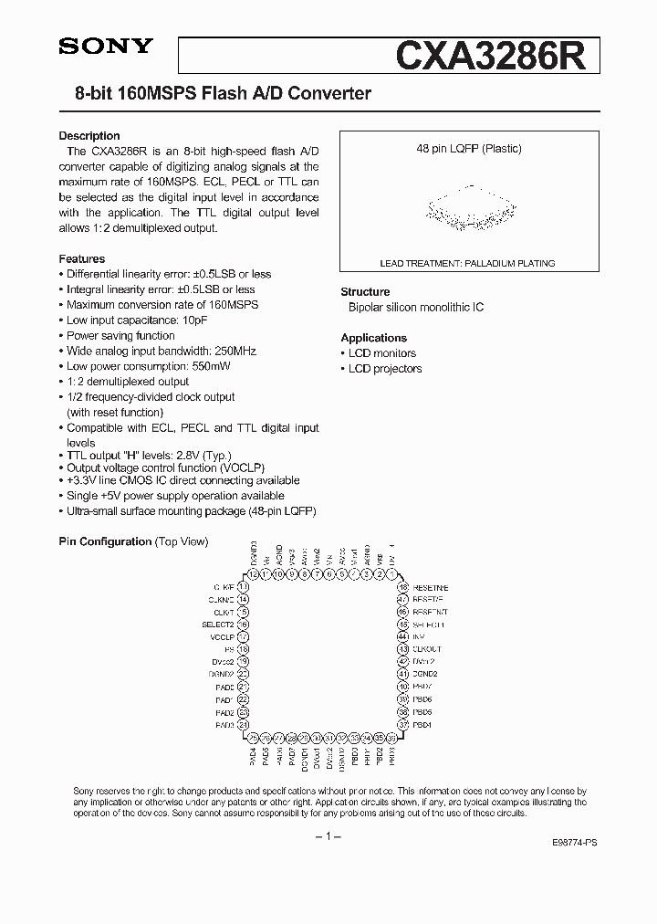 CXA3286R_1841698.PDF Datasheet