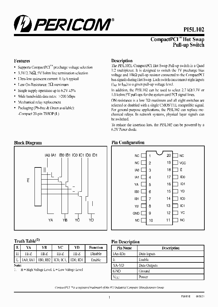 PI5L102LE_2028475.PDF Datasheet